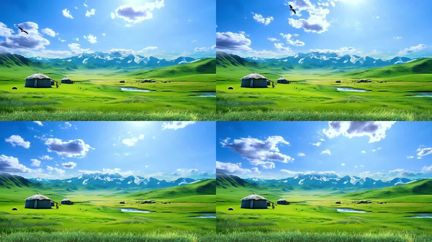 唯美治愈的大草原