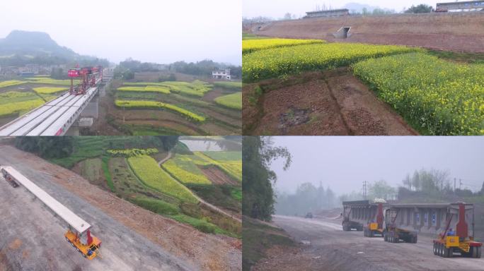 铁路建筑 建材运输 公路行驶