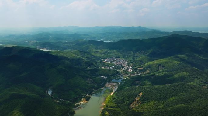 宁波江北慈城毛岙村航拍