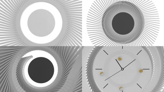 智能家居全屋定制三维产品创意动画设计钟表