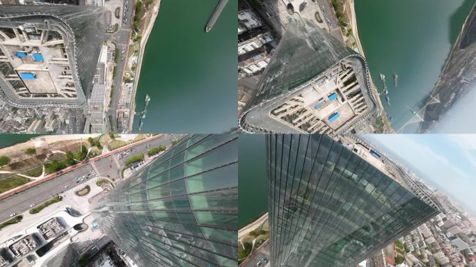 宜昌中心国际广场fpv跳楼穿越机冲击力