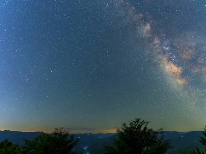 贵州赤水望云峰星空延时