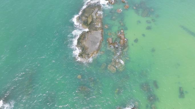 海南海边沙滩海岸线航拍03