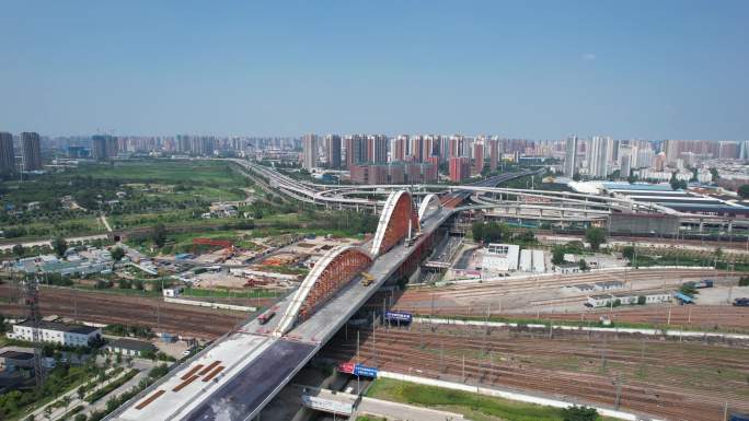 郑州彩虹桥建设