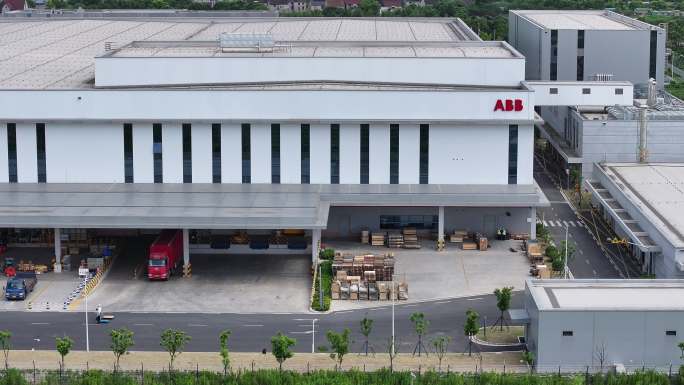 4K原素材-上海康桥工业区ABB超级工厂