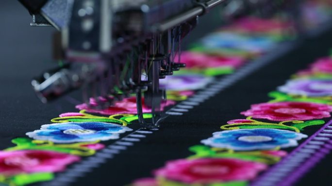 自动化彝绣 刺绣生产线