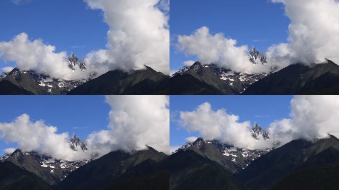 西藏林芝多雄拉雪山