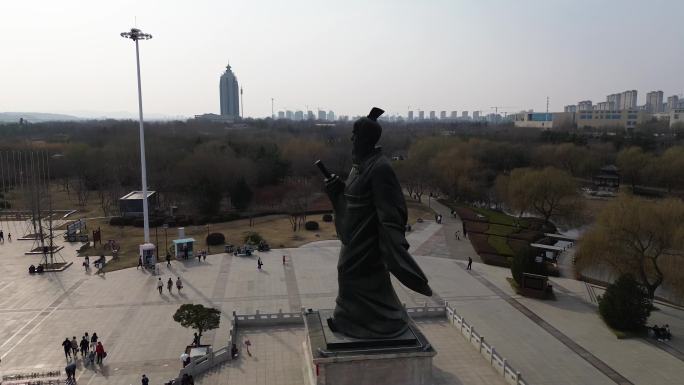 齐文化 姜太公雕像