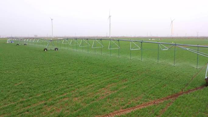 4k农田灌溉实拍素材