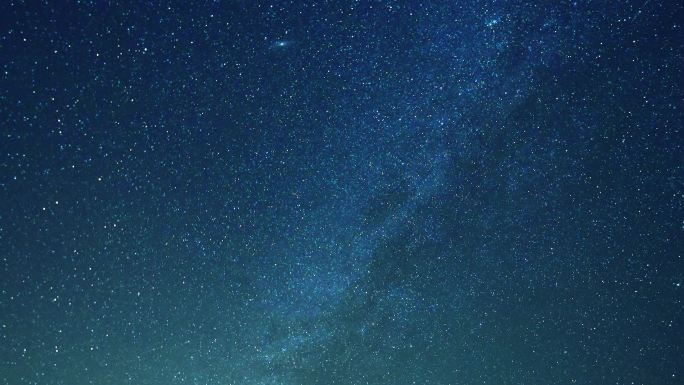 银河系恒星在晚上