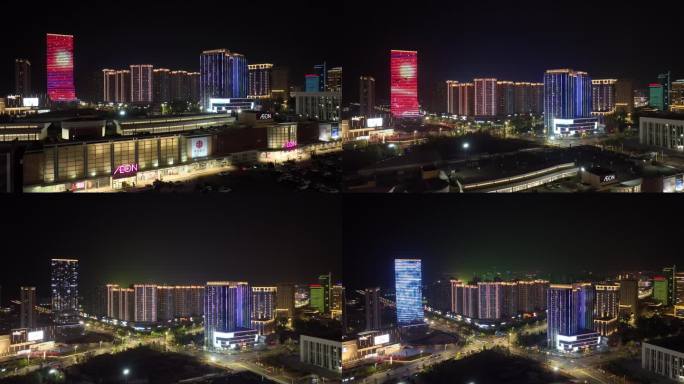 莱山佳世客夜景航拍