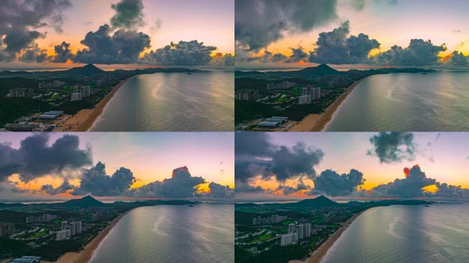 大海日出 阳江十里银滩