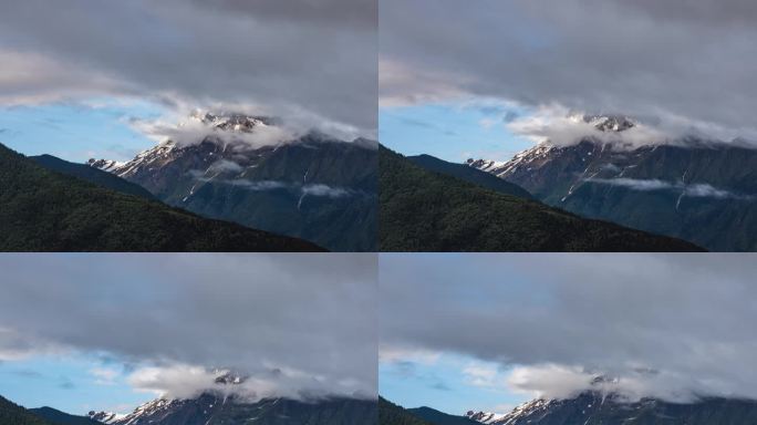 西藏林芝多雄拉雪山