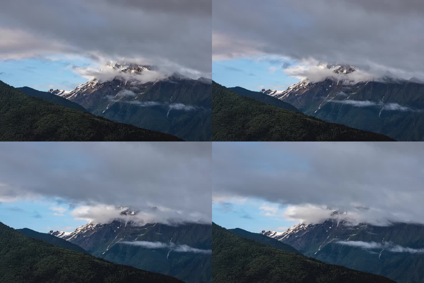 西藏林芝多雄拉雪山