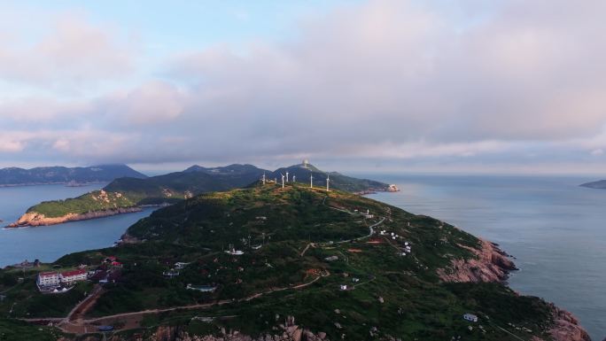 4K航拍海岛 自然风光温州南麂岛
