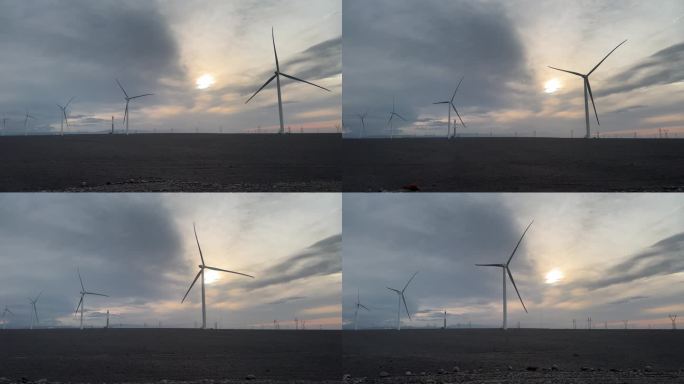 新疆的大风车