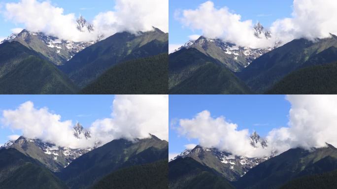 西藏林芝多雄拉雪山