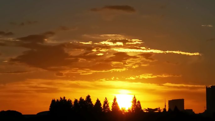 黄昏 晚霞 落日 天空 傍晚夕阳美景2