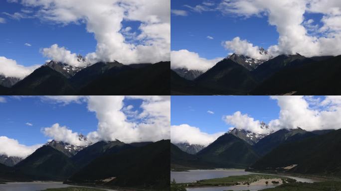 西藏林芝多雄拉雪山