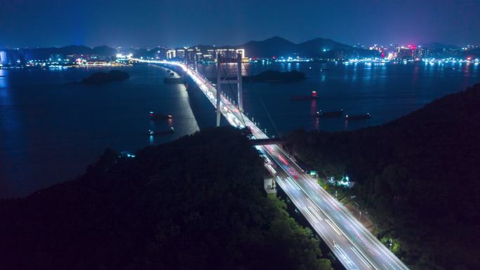 92-东莞延时-虎门大桥夜景航拍