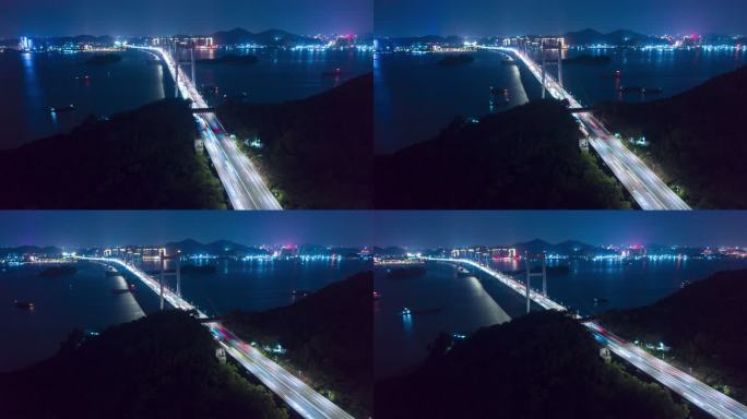 92-东莞延时-虎门大桥夜景航拍