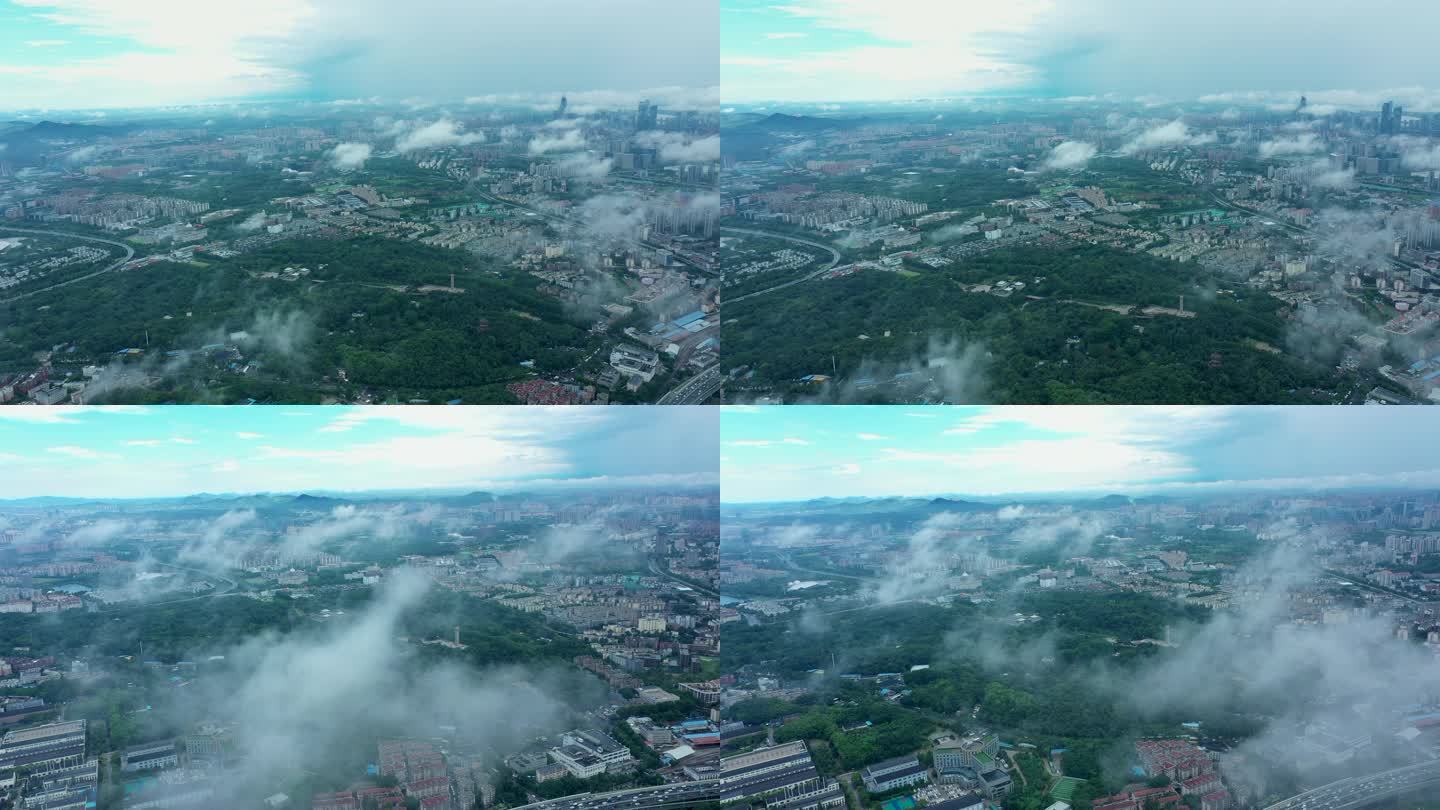 4K雨花台穿云航拍