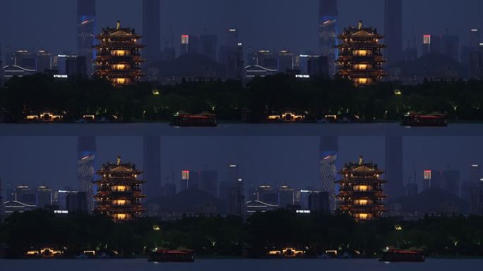 大明湖夜景