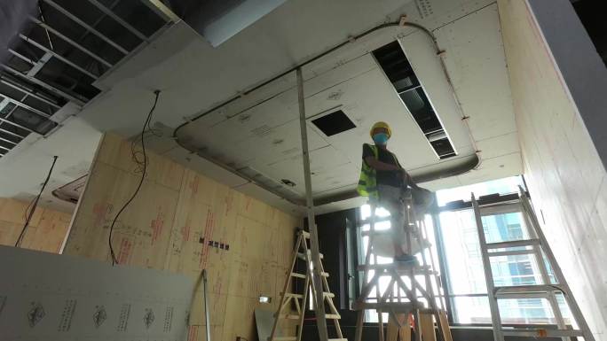 装修设计 办公室装修 吊顶施工 隐蔽施工