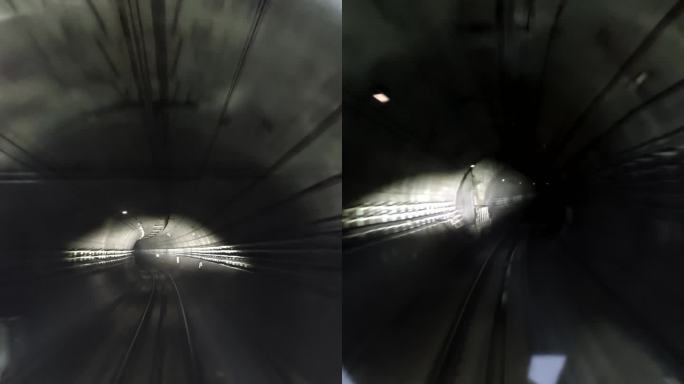 地铁 轨道 隧道 地下 穿梭0330