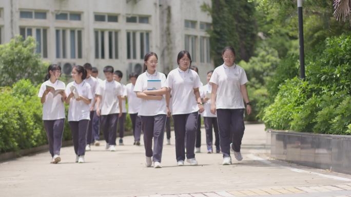 下课 校园生活自由活动 义务教育高考青春