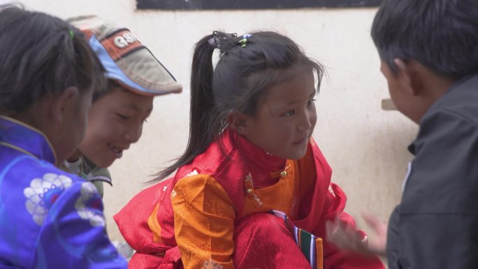 藏族服装 藏袍 藏装 童年童真七八十年代