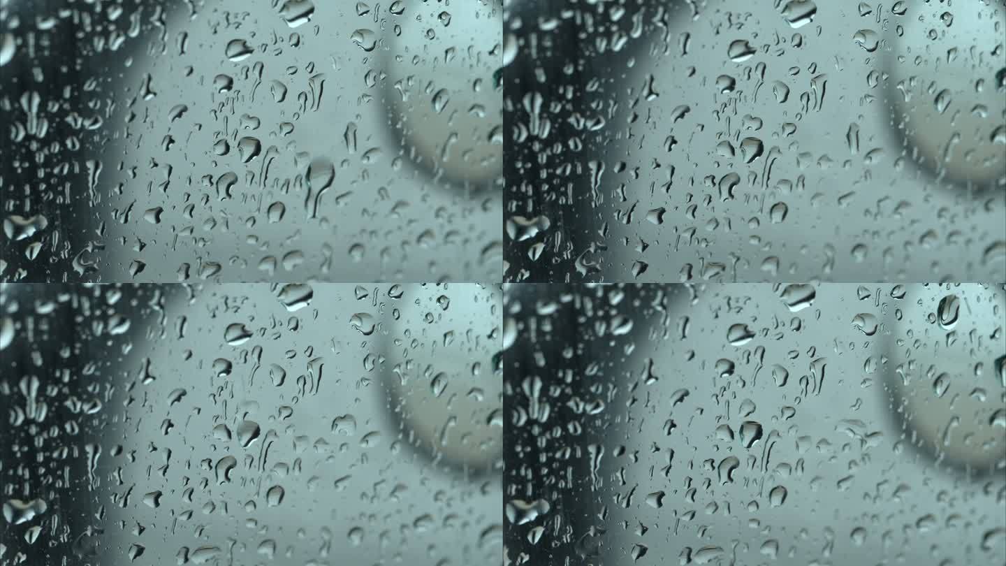4K雨季车窗实拍1