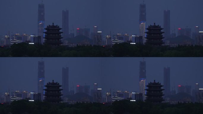 大明湖夜景