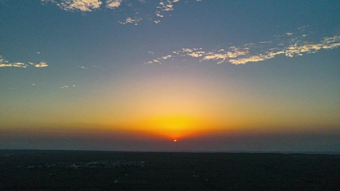 田野日落 夕阳唯美