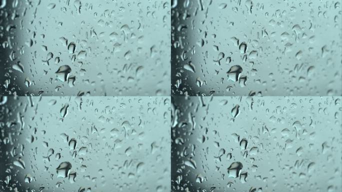 4K雨季车窗实拍2