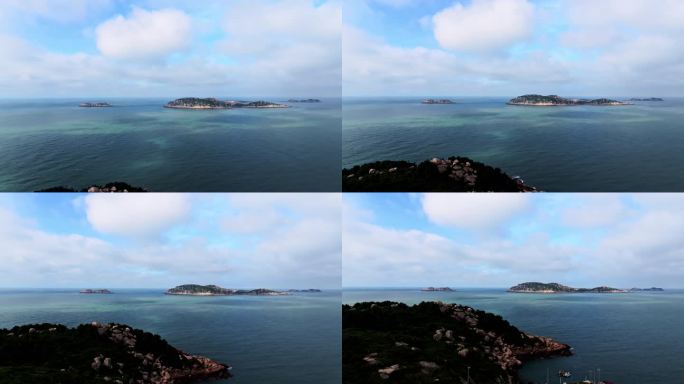 4K航拍海岛 自然风光