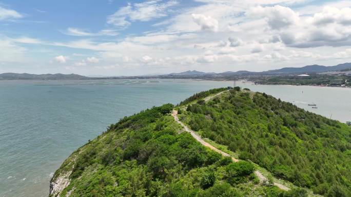 航拍海岸线  海岸线