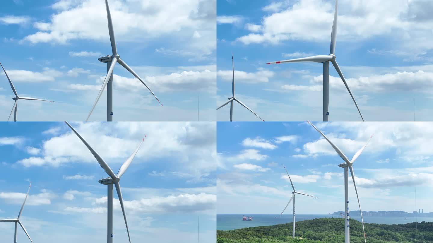 风电 风力发电 风电航拍