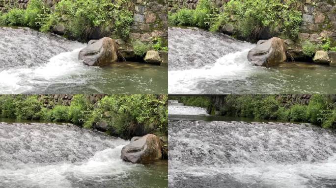 临安太湖源镇白沙村小溪水流