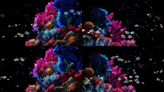 3S-海洋珊瑚鱼群