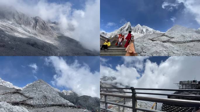 爬玉龙雪山