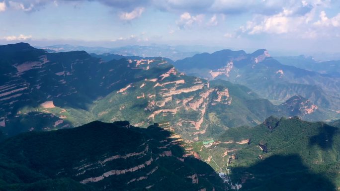 4k天气多变的雄奇太行山 徒步旅行