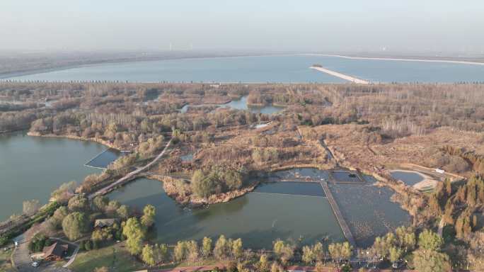 济南济西湿地玉清湖水库