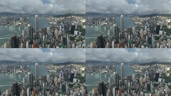 4K原创航拍香港日景夜景