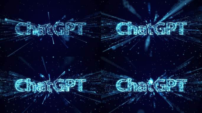 ChatGPT文字背景动画（AE模板）