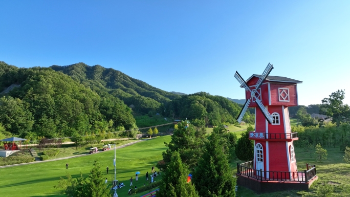 洛阳伏牛山清凉界大草坪星空露营基地