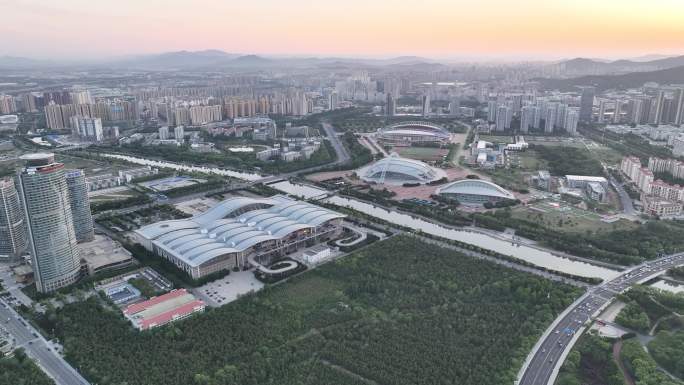 烟台莱山区航拍大景