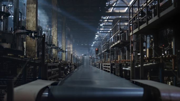 现代仓库生产橡胶的轮胎厂输送机生产线