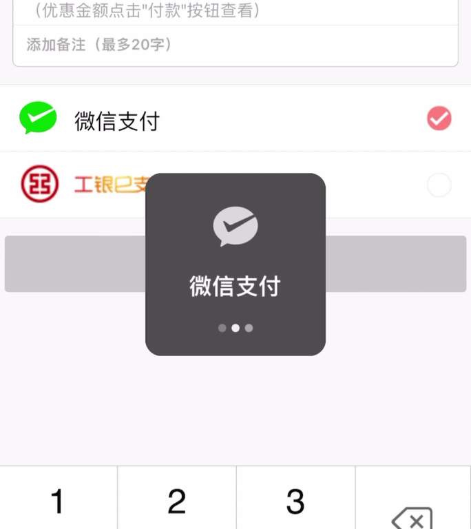 微信支付 银行卡 付款 扫一扫 手机银行