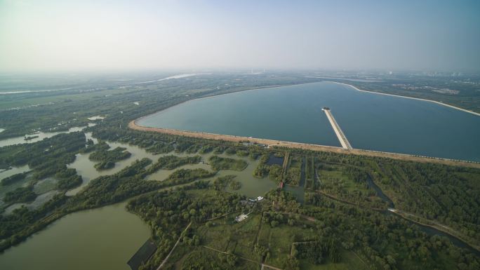 济南济西湿地玉清湖水库